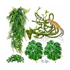 Reptile Plants for Terrarium Tank, Artificial Hanging Plant Vin... FAST USA SHIP