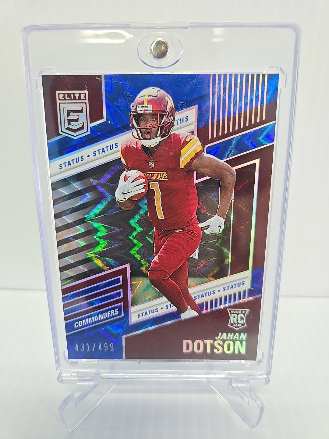 2022 Panini Donruss Elite Rookies Jahan Dotson #123 Razzle Dazzle (RC)