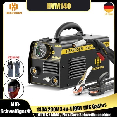 Tragbare Fülldraht-Schweißmaschine 220V MIG/ARC Kombigerät benutzerfreundlich
