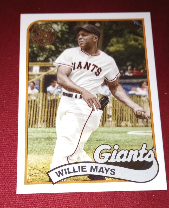 2024 Topps Willie Mays HOF Giants Lot 89US-3 + GOG-3 Grand Gamers !