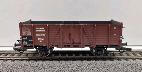 Brawa H0 48401 offener Güterwagen DR Königsberg 17 041 Om21 wenig bespielt m.OVP | Zustand: Gebraucht