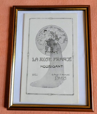 Programmheft vom Theatre National Paris 1909 mit original Alphonse Mucha Werbung