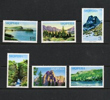 Albania MNH Mi 926/31 Views mountains lakes 6 UMM ** stamps complete serie 1965