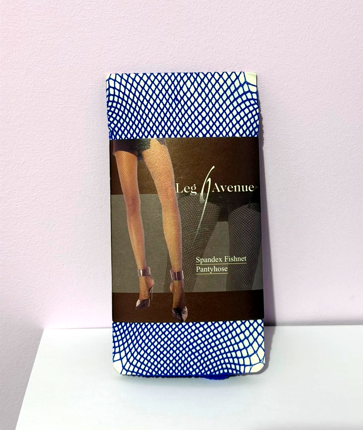 ELECTRIC BLUE FISHNET TIGHTS PANTYHOSE BRIGHT FANCY DRESS SEXY SIZE 6 8 10 12