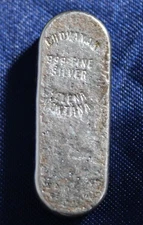 Vintage Chovanak Helena, Montana 1 oz "Pill" 1.02 OZT BOUGHT IN HELENA!