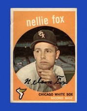 1959 Topps Set-Break # 30 Nellie Fox VG-VGEX *GMCARDS*