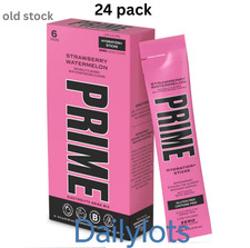 Prime Hydration Sticks Strawberry Watermelon 24 Boxes 144 Sticks old stock