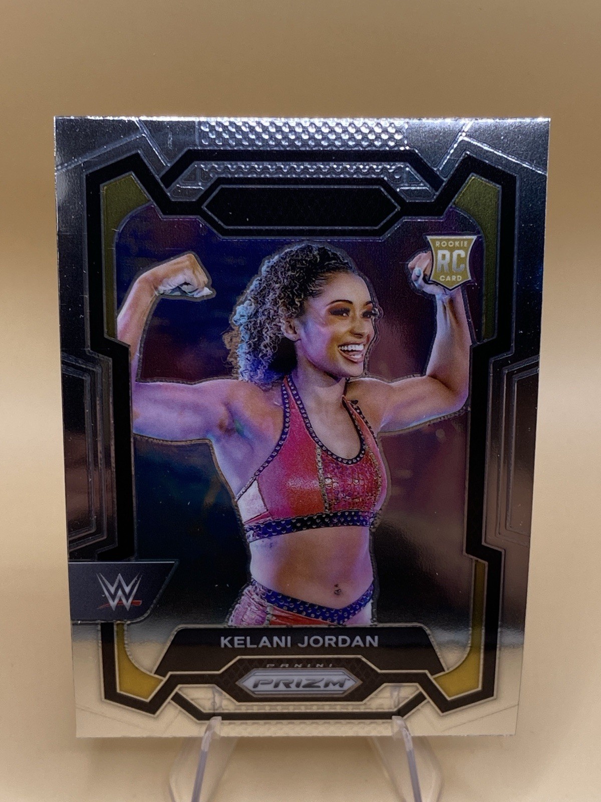 2024 Panini Prizm WWE - #127 Kelani Jordan Rookie Trading Card NXT FREE SHIPPING