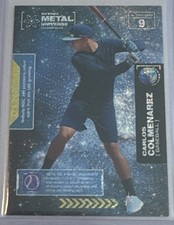Carlos Colmenarez 2021 Skybox Metal Universe Champions - #9 Silver Dots  69/299