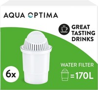 Universal Water Filter Cartridges Round Classic 6 Pack by Aqua Optima