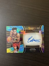Collin Sexton 2018-19 Select Rookie Signatures Tie-Dye Prizm /25 #RS-CSX RC Auto