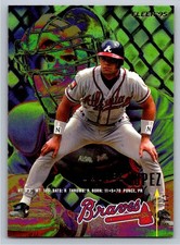 1995 Fleer Javy Lopez #310 Atlanta Braves Baseball Card MLB