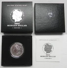 2021 D Morgan Dollar Gem Uncirculated with Box/COA 21XG, Privy Mark D