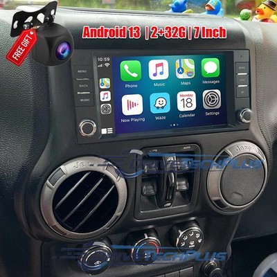 7in 2Din Radio Estereo De Pantalla Para Jeep Wrangler 2007-2017 Coche GPS WIFI