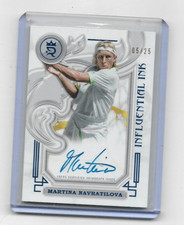 2024 Topps Royalty ----MARTINA NAVRATILOVA-------INFLUENTIAL INK AUTO---05/25