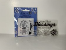 Studio G - Believe and Blessings Clear Stamps Unused 2011