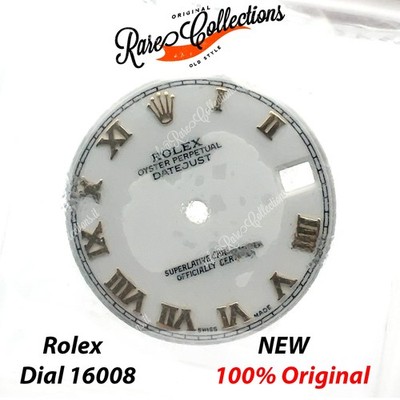 Blister NEW Rolex 16008 Dial Lady Bianco Oro Quadrante