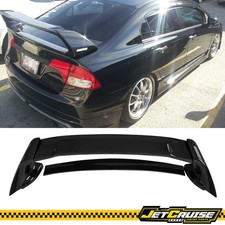 Fits 06-11 Honda Civic Sedan 4dr Jdm Mugen Style Trunk Spoiler Wing Gloss Black Fits 06-11 Honda Civic Sedan 4dr Jdm Mugen Style Trunk Spoiler Wing Gloss Black