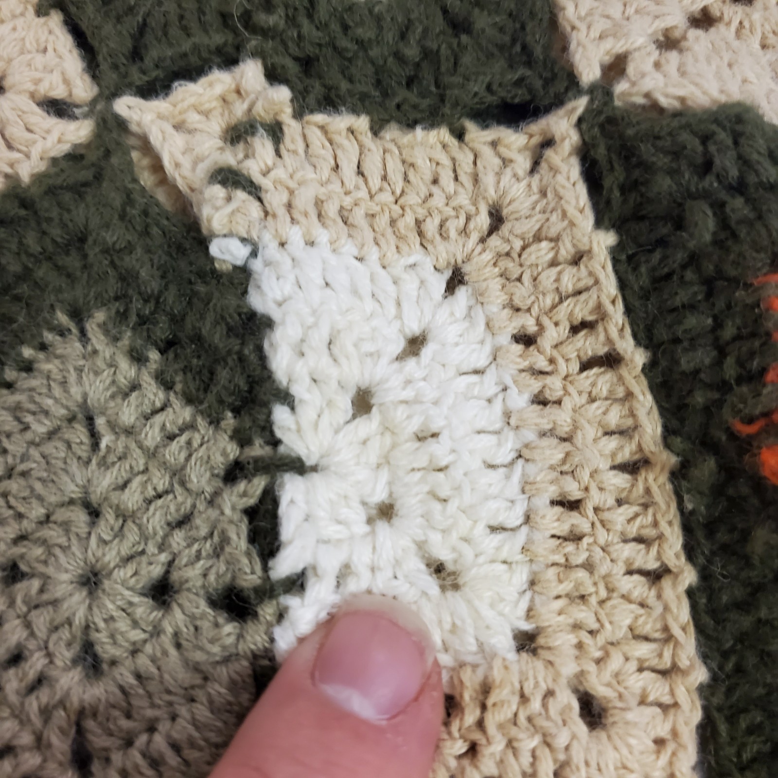 Reference Point Womens Granny Square Patchwork Ca… - image 9