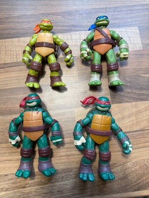 TMNT Teenage Mutant Ninja Turtles x4 Action Figuren Playmates 2012 Restposten