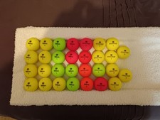 WILSON DUO OPTIX DX2 MATTE GOLF BALLS x30 GRADE MINT PEARL FREE PP