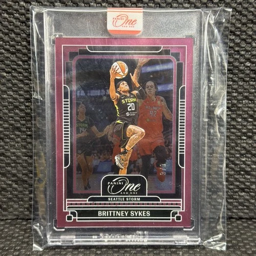 2025 Panini One and One WNBA Basketball Pink Brittney Sykes #91