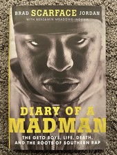 Scarface - Diary of a Madman Book Geto Rap Hip-Hop Brad Jordan