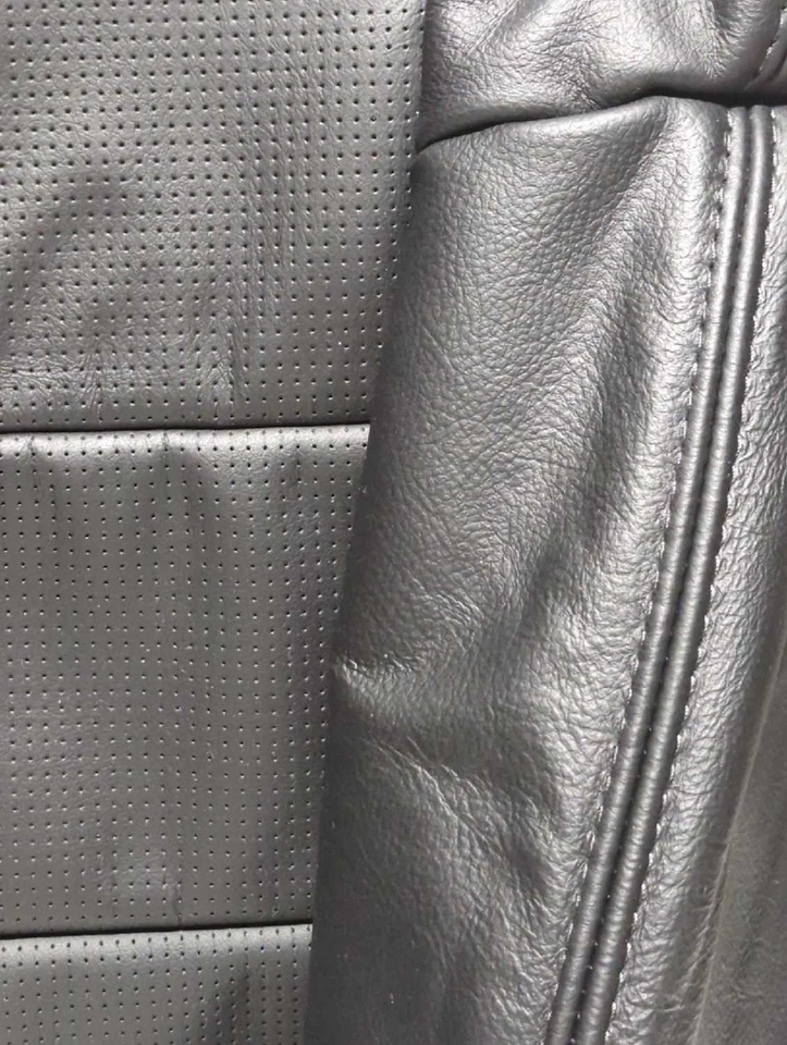 New OEM genuine Honda L Front Upper Leather Seat Cover 2004-2006 Acura MDX black - Image 4 of 4