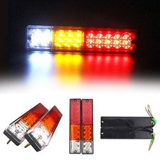 20 LED Trailer Tail Lights Bar Waterproof, DC12V Turn Signal and Parking