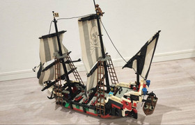 LEGO Pirates Skull's Eye Schooner 6286 In 1993 Used