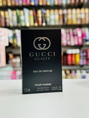 NEW GUCCI GUILTY POUR HOMME Eau de PARFUM 0.05oz 1.5ml Sample Spray