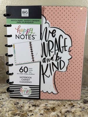 The Happy Planner Happy Notes Classic Notebook 60 Sheets 3 Dividers Rongrong New
