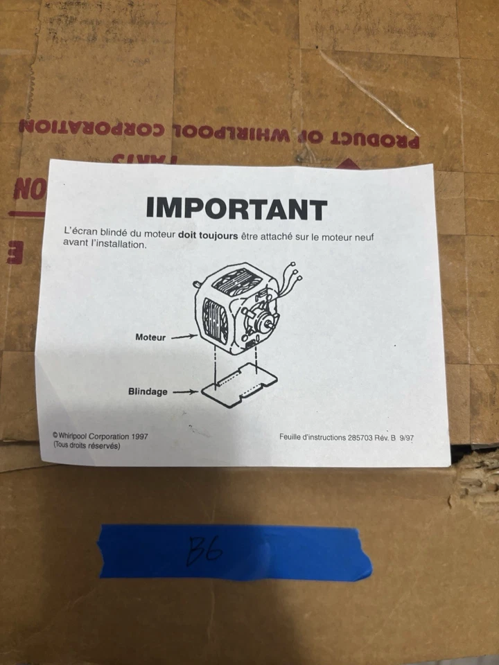 Lavadora Whirlpool 2 velocidades motor apto modelos Foto 2 de 3