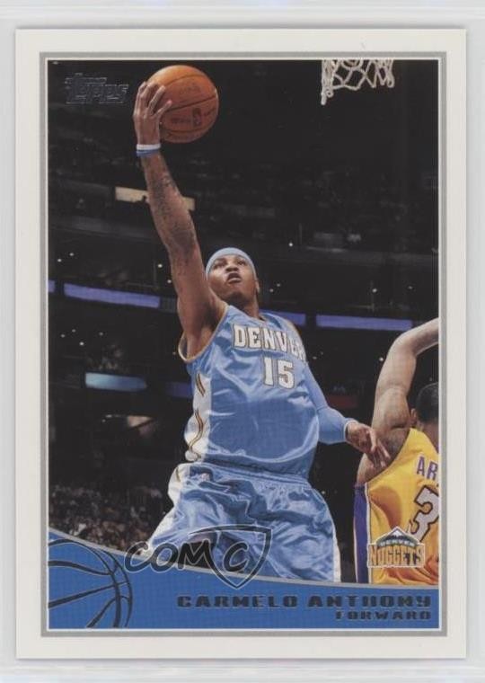 2009-10 Topps Carmelo Anthony #62 HOF