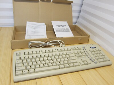 NOS Vintage Retro Micron NMB for Micron Windows Keyboard RT9258TW PS/2 (2 of 3)