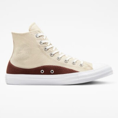 Converse Chuck Taylor High Top Shoes Red Tan A02782F Men Size 11.5 - Women 13.5