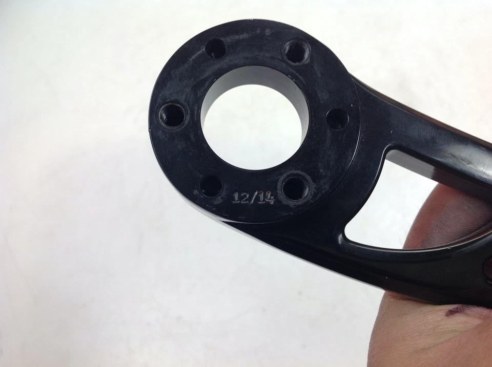 🔥14-23 Harley Touring Carl Brouhard Black Spiro Series Brake Arm - BA-SS14-B🔥 - Image 4 of 4