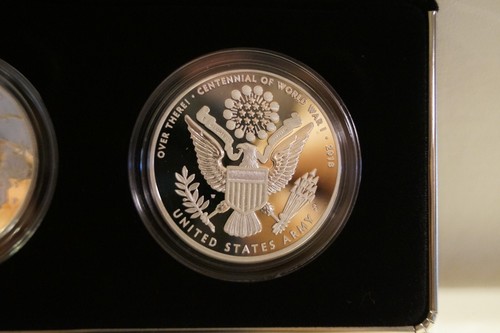 2018 WW1 Commemorative Proof 2 Coin Set - Picture 4 of 5
