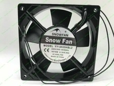 1 PCS SNOWFAN Fan YY12025HBL2 AC 20V/240V 12cm 12025 2 Wire, Aluminum frame