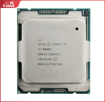 Intel Core i7-9800X CPU 3.80GHz 8-Core 16.50MB LGA-2066 Desktop Processor SREZ9