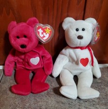 Valentino  Beanie Baby 1993 w/1994 DOB brown nose w/ tag errors valentina 1999