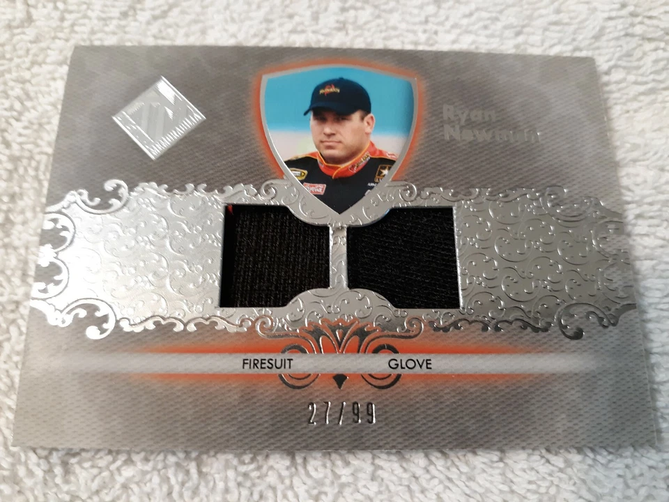 Ryan Newman Press Pass Total Memorabilia 2012 Race Used Fire Suit & Glove Card - Image 2 of 4