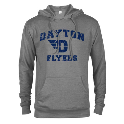 Dayton Flyers University of Dayton Retro Distressed Logo Adult Hooded Sweatshirt