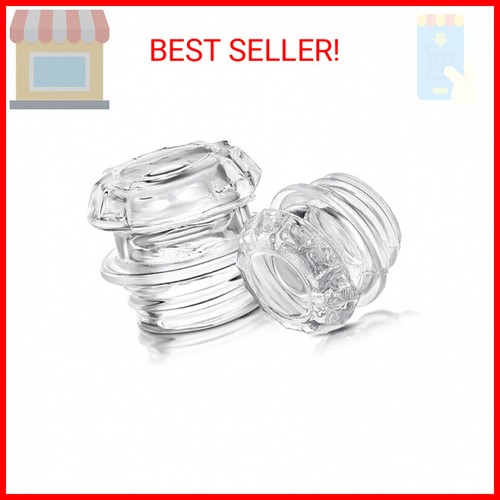 Romooa 2 Pieces Coffee Percolator Glass Top Replacement Glass Coffee