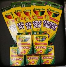 Lot of 10: 5 boxes of Crayola Crayons -24 per...