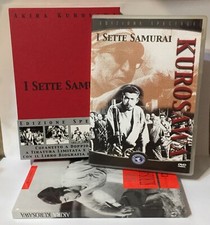 I Sette Samurai Special Edition 2 DVD + Libro Kurosawa Mifune in Box Come Foto