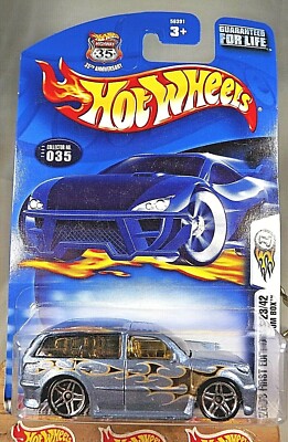 2003 Hot Wheels #35 First Editions 23/42 BOOM BOX Gray Variant w/Gold Logo Pr5sp
