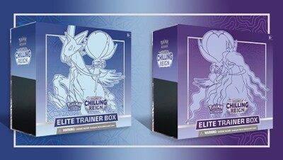 Pokemon TCG Sword & Shield Chilling Reign ETB Elite Trainer Box set of 2