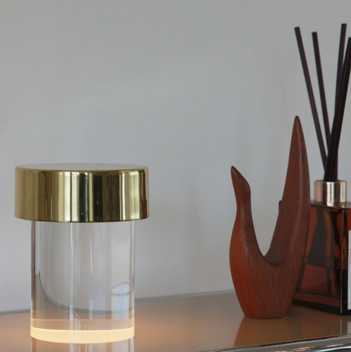 FLOS Last Order Clear Table Lamp Crystal Glass AC100V USB LED 1.9kg JAPAN NEW - Picture 11 of 50