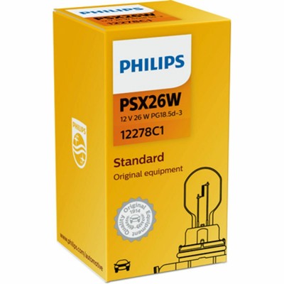 Glühlampe Sekundär PHILIPS PSX26W 12V, 2W